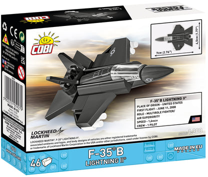 COBI Armed Forces Lockheed Martin F-35B Fighter Jet Building Set, 46-pieces