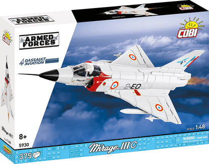 COBI Armed Forces Mirage III C Plane Building Set, 375 Pieces
