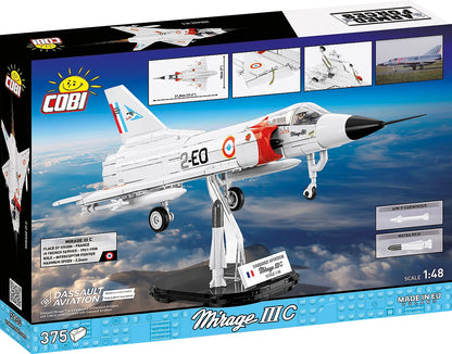 COBI Armed Forces Mirage III C Plane Building Set, 375 Pieces