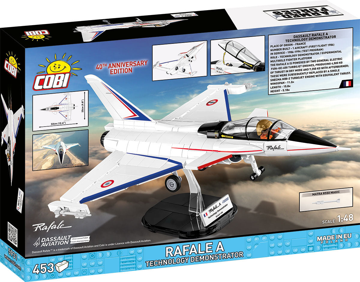 COBI Dassault Rafale A Technology Demonstrator, 1:48 Scale, 453 Pieces