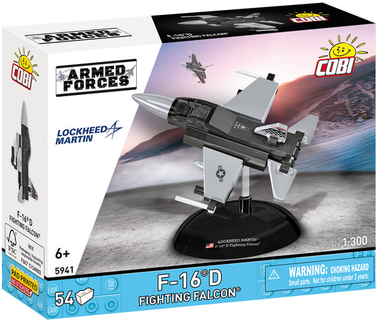 COBI Armed Forces F-16®D USA Fighting Falcon Building Set, 54-pieces