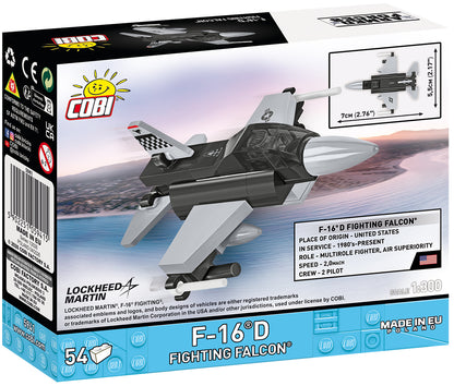 COBI Armed Forces F-16®D USA Fighting Falcon Building Set, 54-pieces