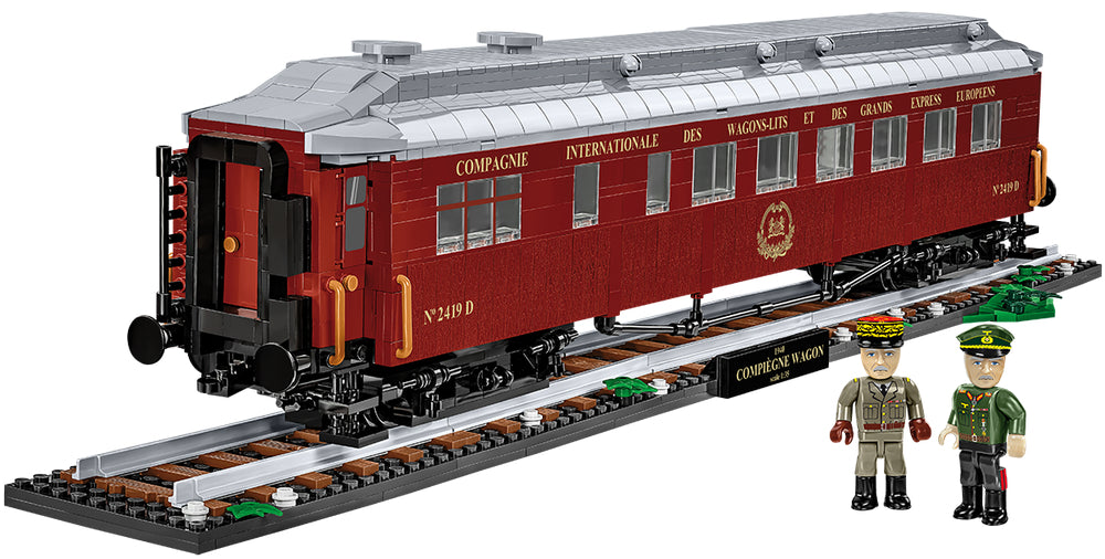 COBI Historical Collection WWII Compiègne Wagon Building Set, 2001 Pieces