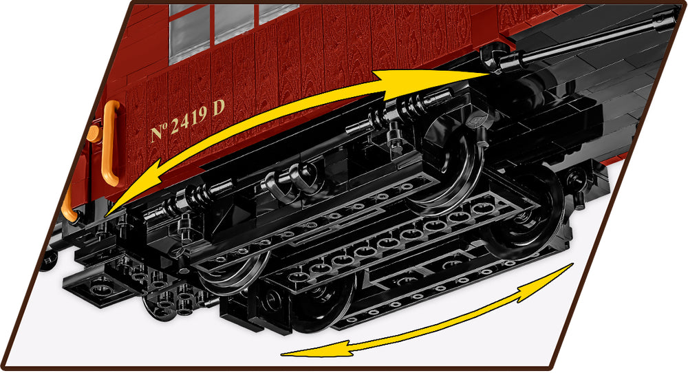 COBI Historical Collection Great War Compiègne Wagon (Wagon de l.Armistice) 1918 Building Set, 1927 Pieces