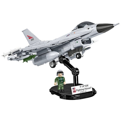 COBI Armed Forces SU-57 Felon Aircraft F-16AM Fighting Falcon Plane Building Set, 495 Pieces