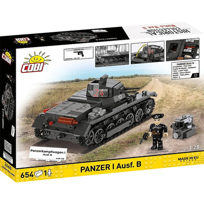 COBI Historical Collection WWII Panzerkampfwagen I (France 1940) Tank Building Set, 654 Pieces