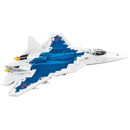 COBI Armed Forces SU-57 Felon Plane Building Set, 928 Pieces