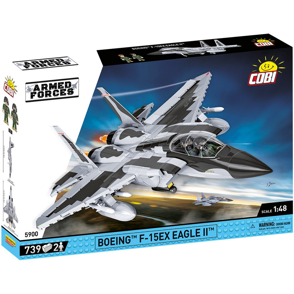 COBI Armed Forces Boeing F-15EX Eagle II Aircraft Building Set