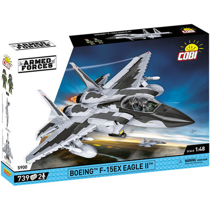 COBI Armed Forces Boeing F-15EX Eagle II Aircraft Building Set