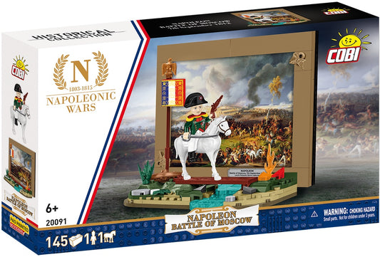 COBI Napoleonic Wars Napoleon - Battle of Moscow Building Set, 145 Pieces