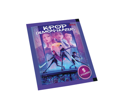 Netflix K-Pop Demon Hunters Starter Pack Sticker Album with Two Sticker Packs