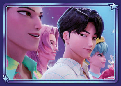 Netflix K-Pop Demon Hunters Starter Pack Sticker Album with Two Sticker Packs