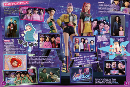 Netflix KPop Demon Hunters Starter Pack Sticker Album with Two Sticker Packs