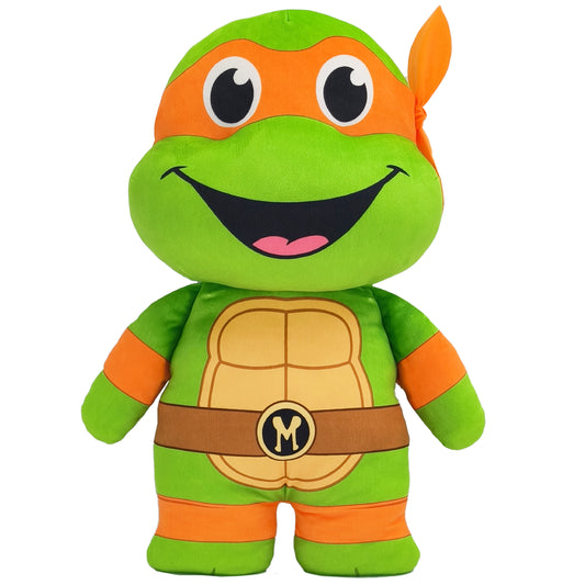 Legend Toys Teenage Mutant Ninja Turtles 20" Plush Michelangelo, Orange