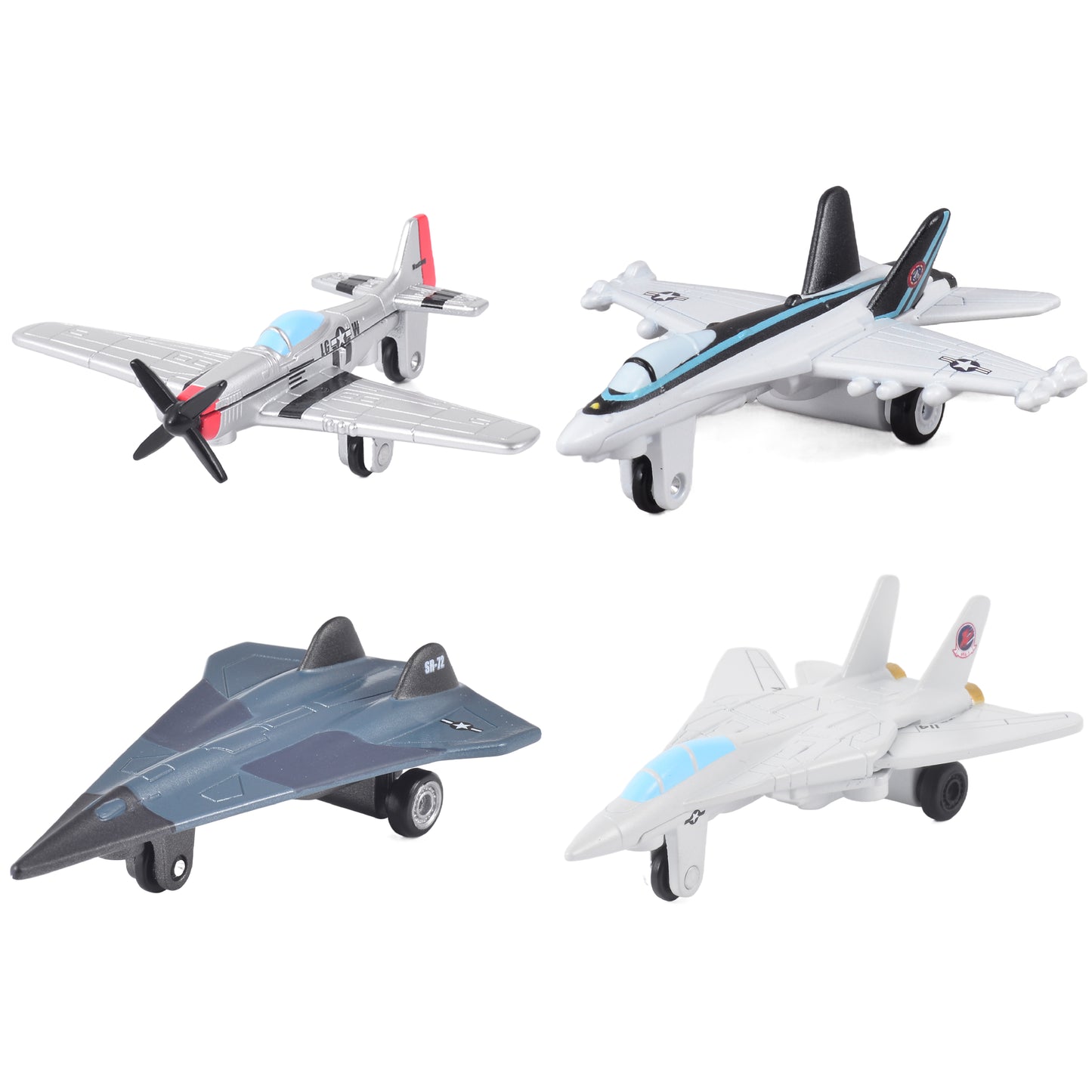 Legend Toys Top Gun Fighter Diecast Vehicles 4-Pack
