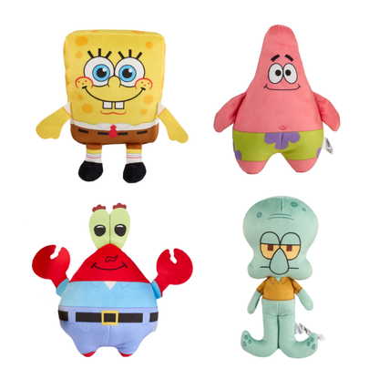 Legend Toys SpongeBob SquarePants 8" Basic Plush 4-Pack