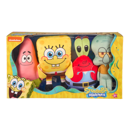 Legend Toys SpongeBob SquarePants 8" Basic Plush 4-Pack