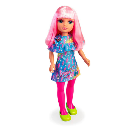 Nancy Neon Fashion Doll with Pink Hair, 16" Doll