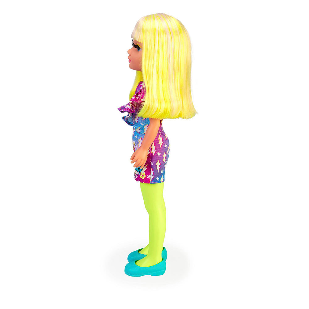 Nancy Neon Fashion Doll with Yellow Hair, 16" Doll