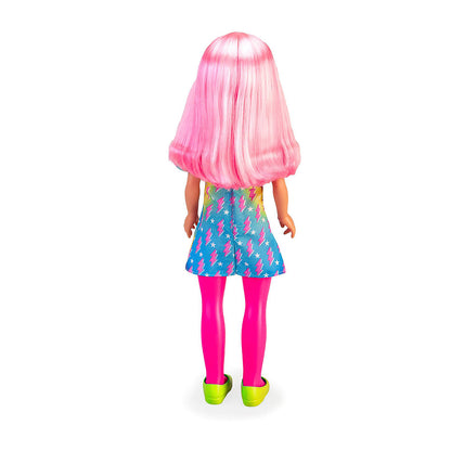 Nancy Neon Fashion Doll with Pink Hair, 16" Doll