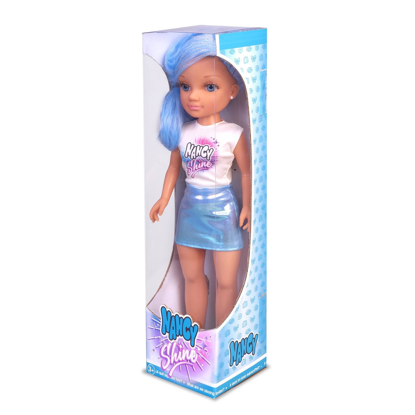 Nancy Shine Doll, Blue