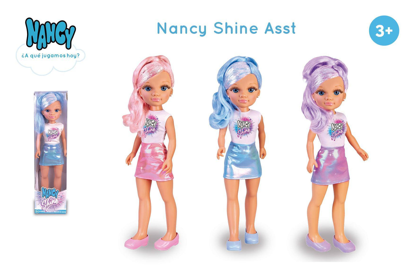 Nancy Shine Doll, Blue