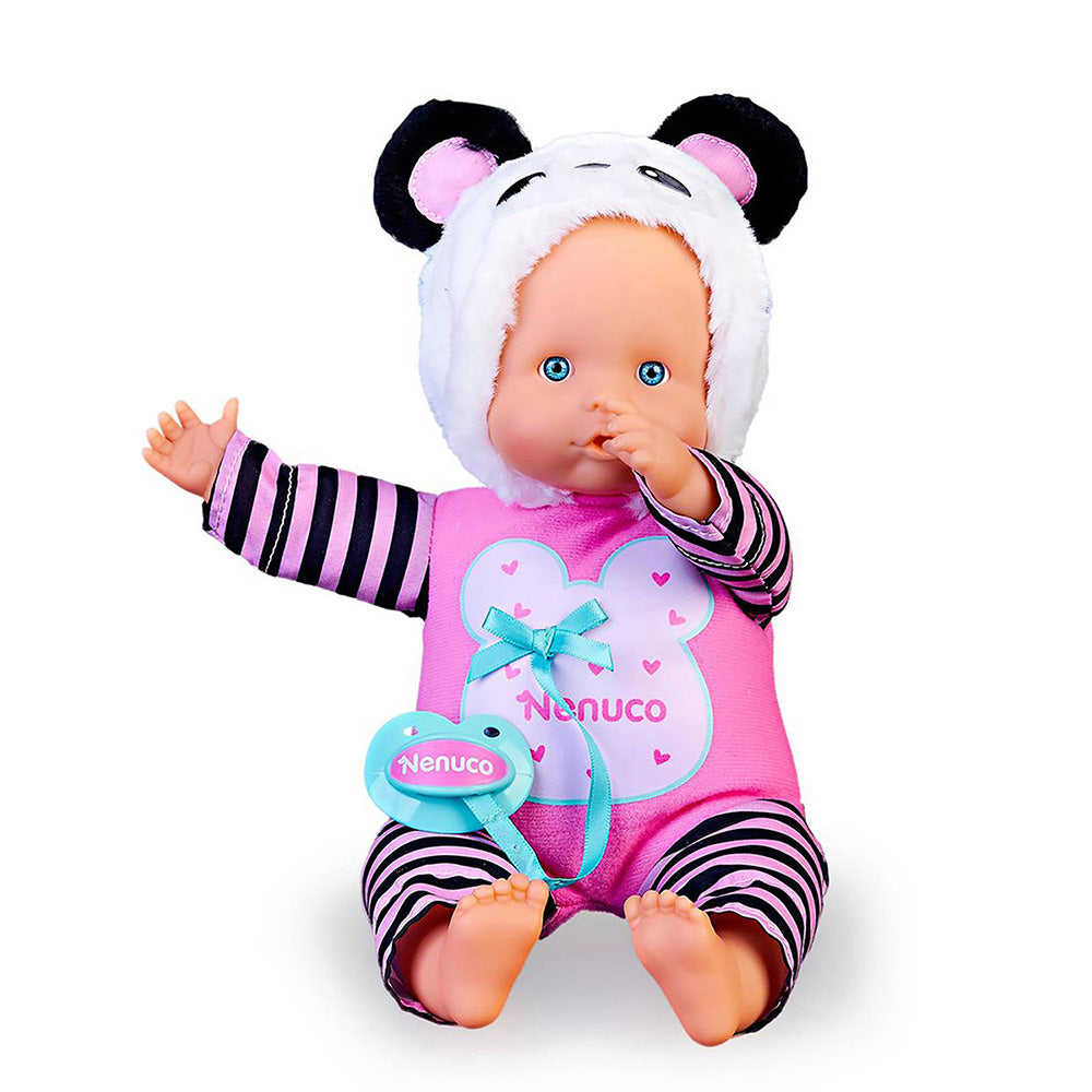 Nenuco Dress Up Baby Doll with Panda Outfit, 12" Doll