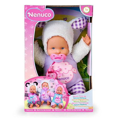 Nenuco Dress Up Baby Doll with Lamb Outfit, 12" Doll