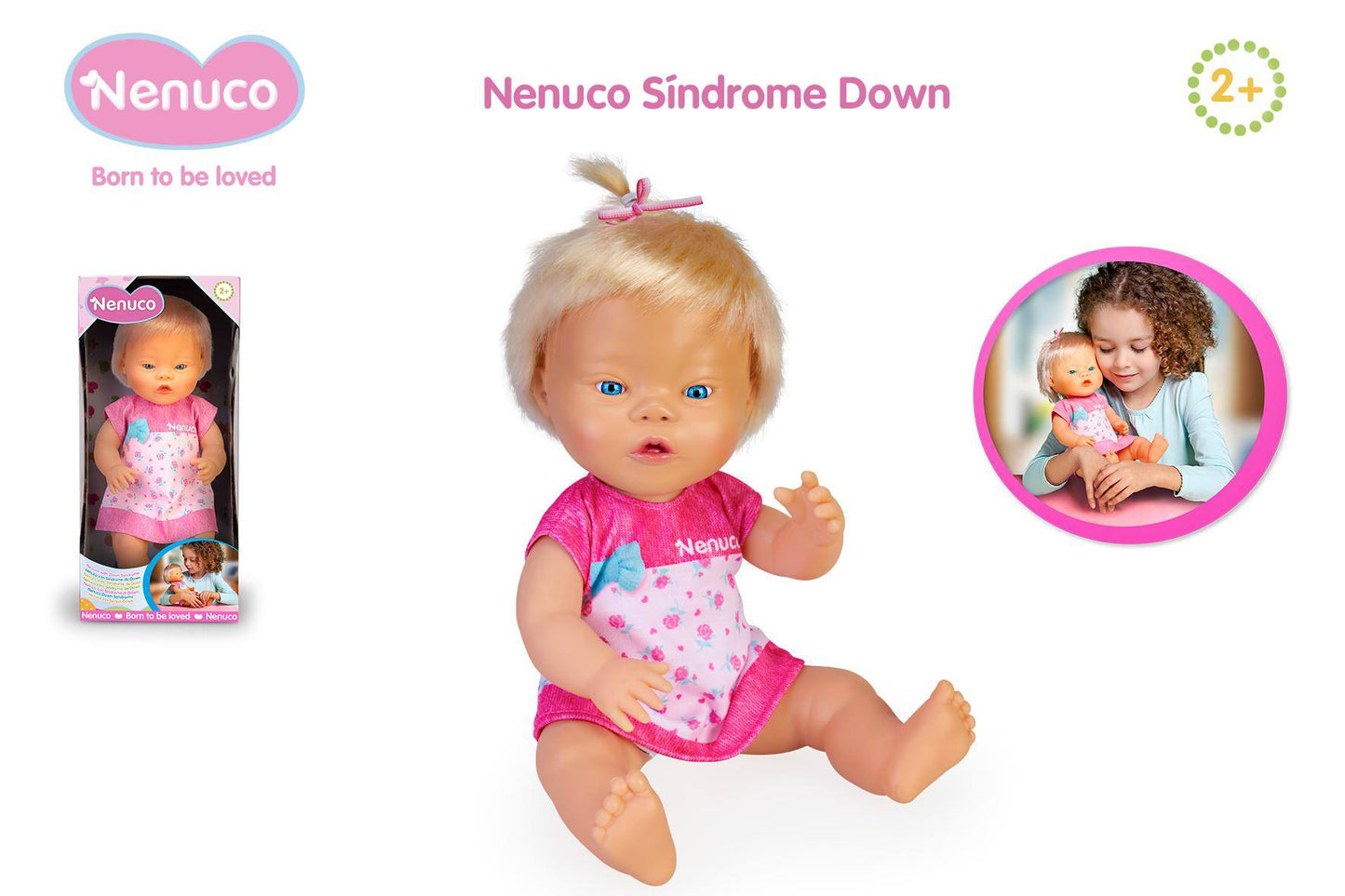 Nenuco Baby Doll with Down Syndrome, 35cm