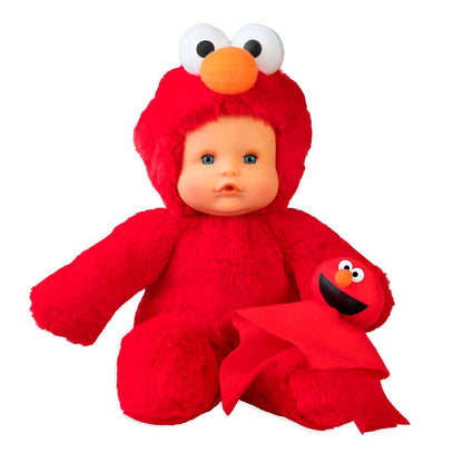 Nenuco Sesame Street Dress up Doll with Elmo Costume, 12" Doll Designed For Toddlers 2+