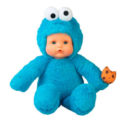 Nenuco Sesame Street Dress up Doll with Cookie Monster Costume, 12" Doll Designed for Toddlers 2+