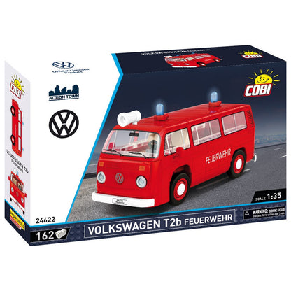 COBI Action Town Volkswagen T2B Feuerwehr Vehicle Building Set, 162 PIeces