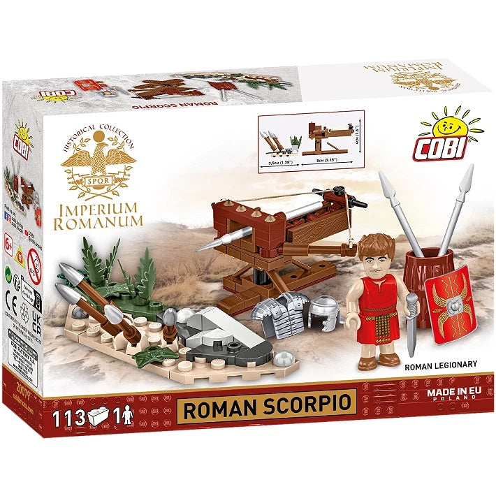 COBI Roman Imperium Collection Roman Scorpio Building Set, 113 Pieces