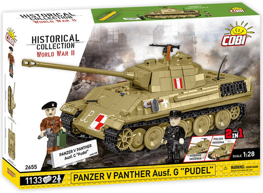 COBI Historical Collection Panzer V Panther AUSF. G "Pudel" Tank