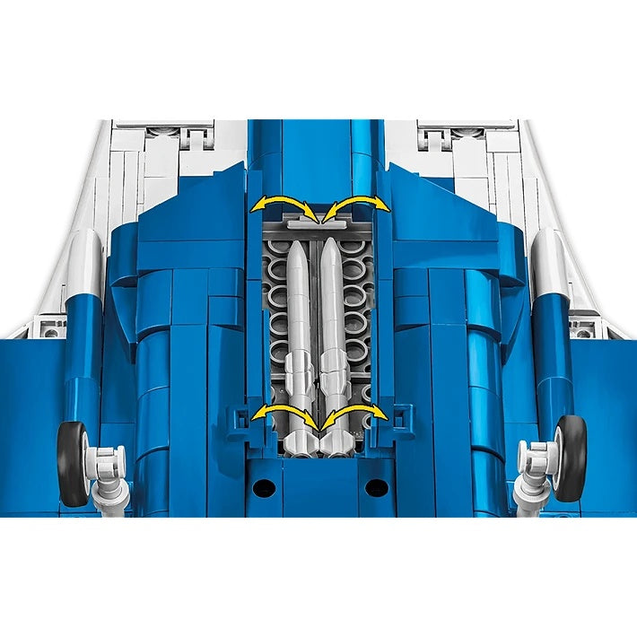 COBI Armed Forces SU-57 Felon Plane Building Set, 928 Pieces