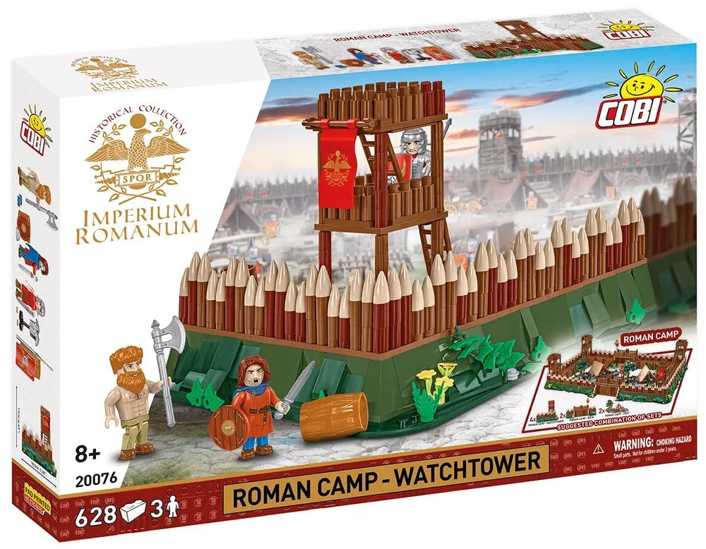 COBI Imperium Romanum Watchtower Building Set, 628 Pieces