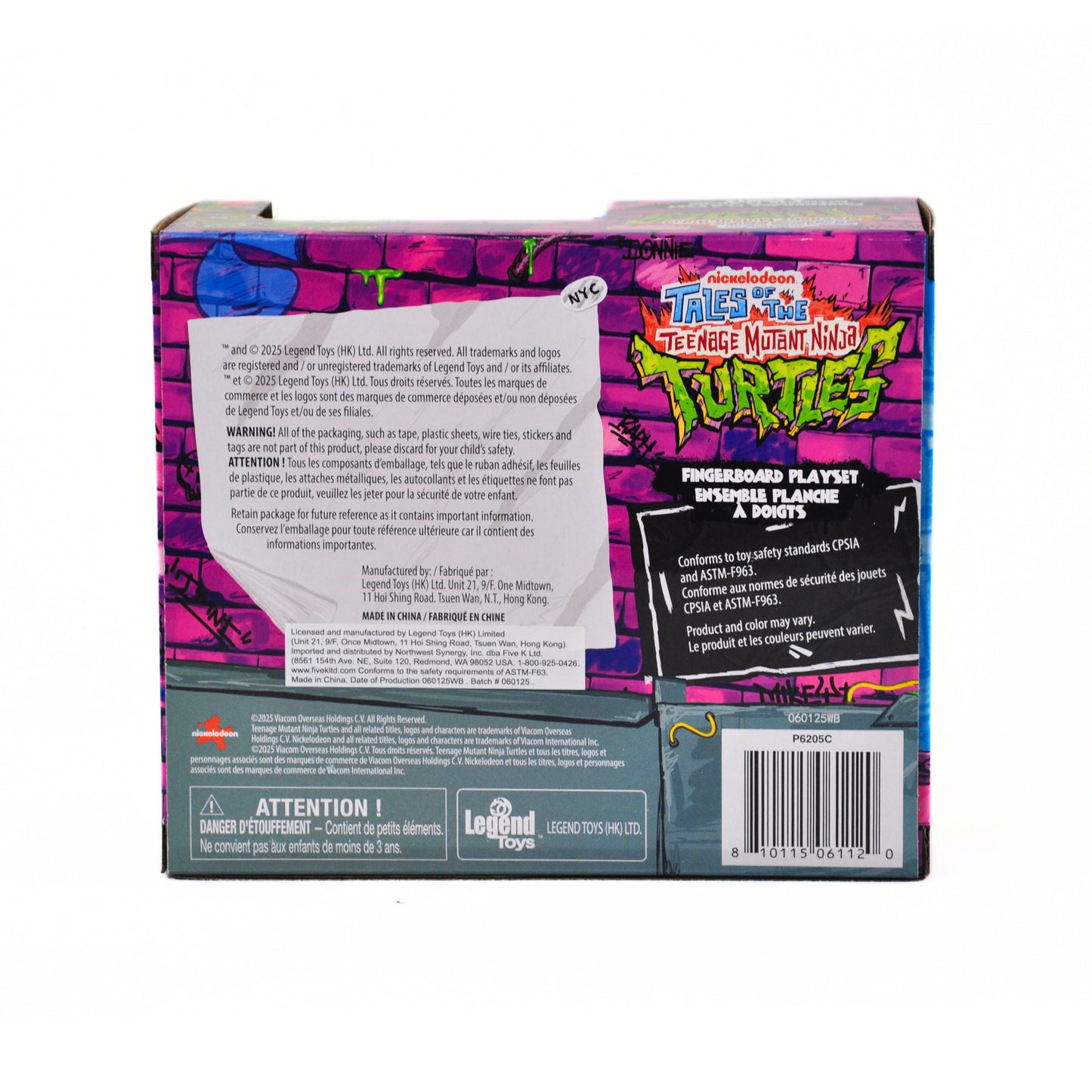 Legend Toys Teenage Mutant Ninja Turtles Finger Skateboard Playset