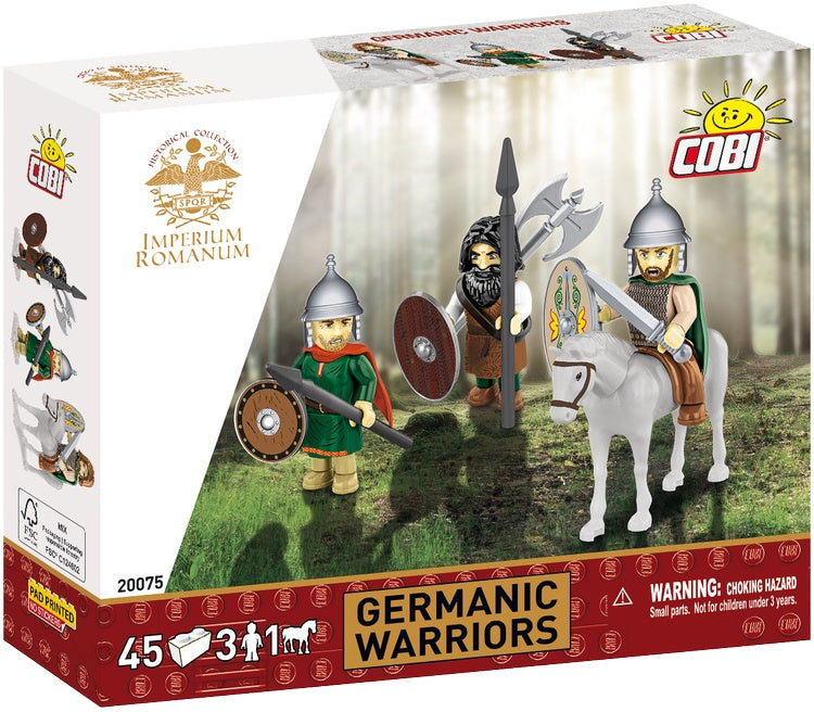 COBI Imperium Romanum Germanic Warriors Building Set, 45 Pieces