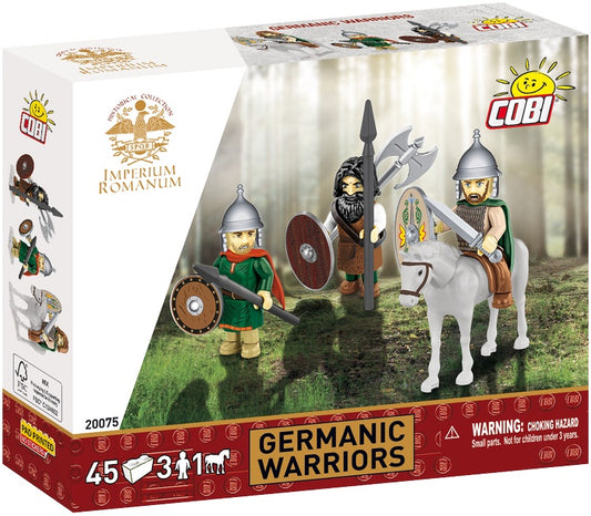 COBI Imperium Romanum Germanic Warriors Building Set, 45 Pieces