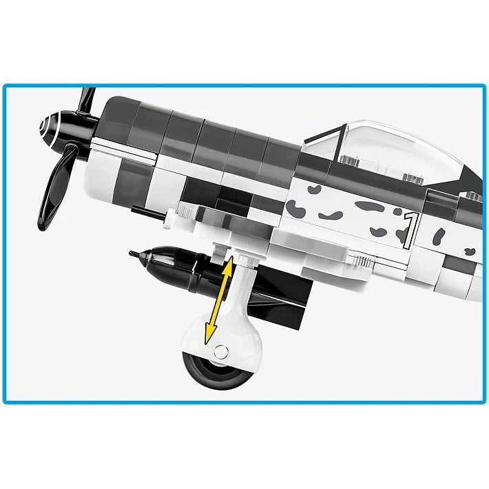 COBI Historical Collection WWII Focke-Wulf Fw 190 F-8 Aircraft Building Set, 170 Pieces