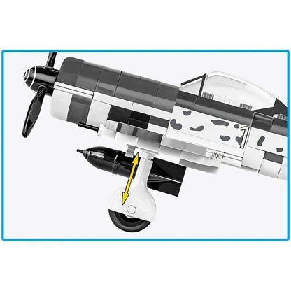 COBI Historical Collection WWII Focke-Wulf Fw 190 F-8 Aircraft Building Set, 170 Pieces