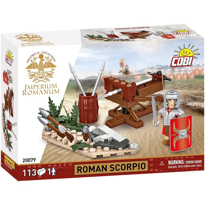 COBI Roman Imperium Collection Roman Scorpio Building Set, 113 Pieces