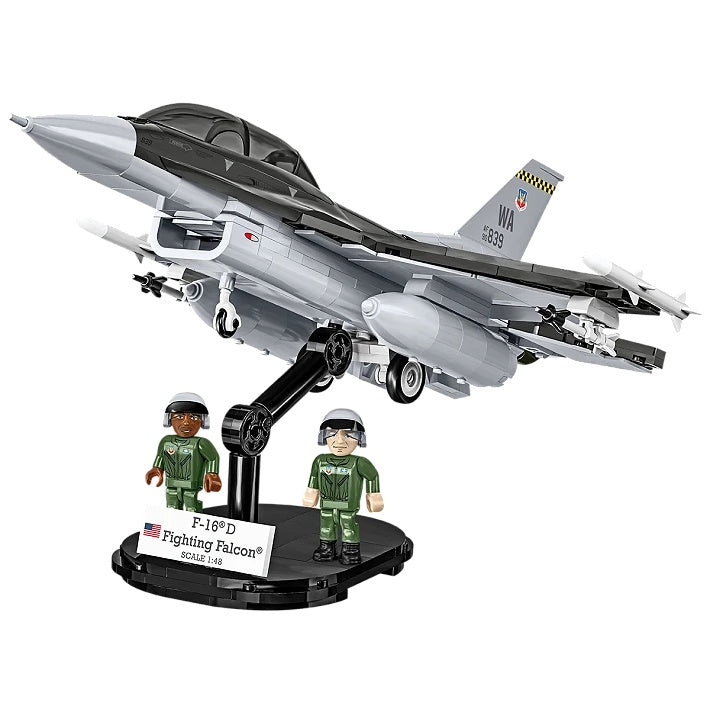 COBI Armed Forces SU-57 Felon Aircraft F-16D Fighting Falcon Plane Building Set, 436 Pieces