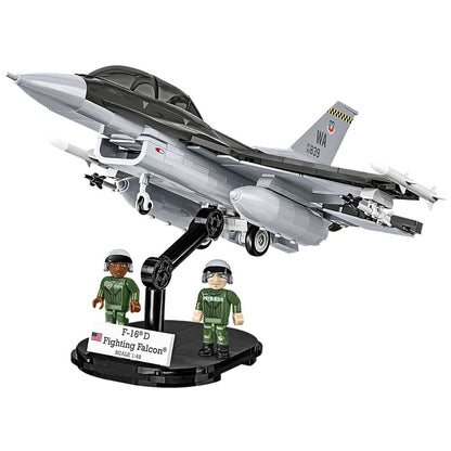COBI Armed Forces SU-57 Felon Aircraft F-16D Fighting Falcon Plane Building Set, 436 Pieces