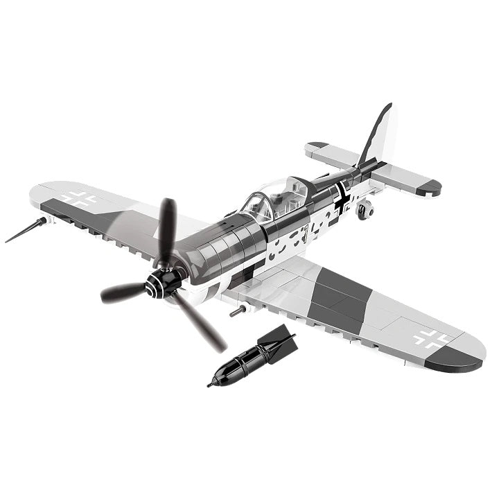 COBI Historical Collection WWII Focke-Wulf Fw 190 F-8 Aircraft Building Set, 170 Pieces