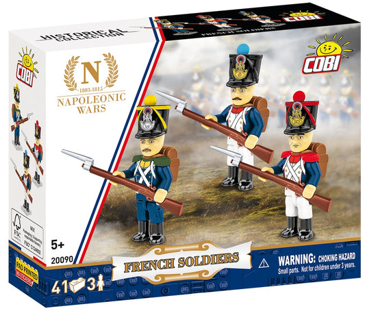 COBI Napoleonic Wars French Soldiers Building Set, 41 Pieces