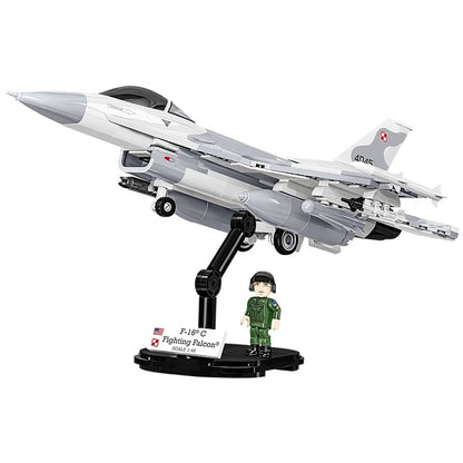 COBI Armed Forces SU-57 Felon Aircraft F-16C Fighting Falcon (PL) Plane Building Set, 463 Pieces