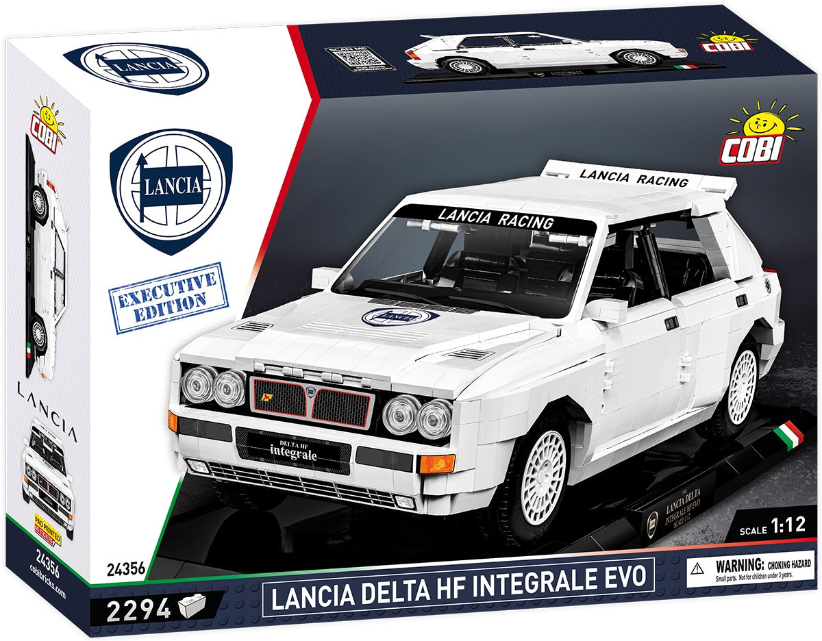 COBI 1:12 Scale Lancia Delta HF Integrale EVO 1:12 Scale Vehicle EXECUTIVE EDITION Building Set, 2294 Pieces