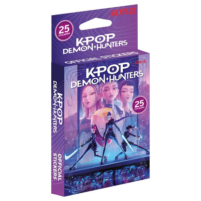 Netflix KPop Demon Hunters Collectible Stickers 5-Pack (25 Stickers Total)