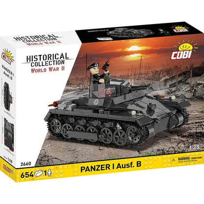 COBI Historical Collection WWII Panzerkampfwagen I (France 1940) Tank Building Set, 654 Pieces